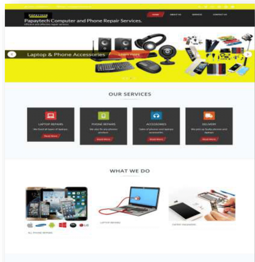 Papay Tech Screenshot